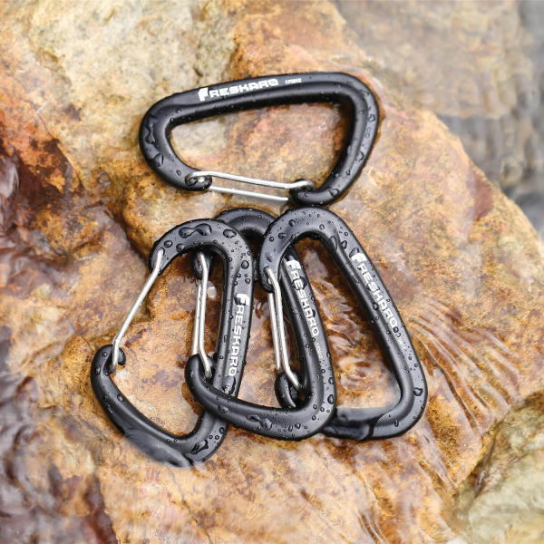 12kN Wiregate Carabiner 4Pack