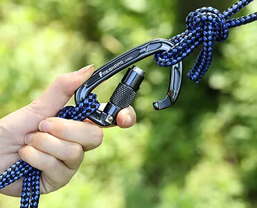 25kN Auto Locking Carabiner for Ropes
