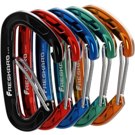 8kn Wiregate carabiner multi colour selection