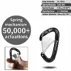 Large Multi Pack 15kN Wiregate Carabiner Clip - Image 4